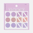 PLANDOME Shiny Palette Multi Sticker Purple