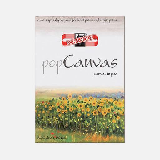 KOH-I-NOOR Pop Cotton Canvas Pad 280gsm A4 x 10