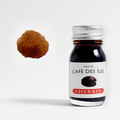 JACQUES HERBIN Fountain Pen Ink 10ml Cafe Des Iles