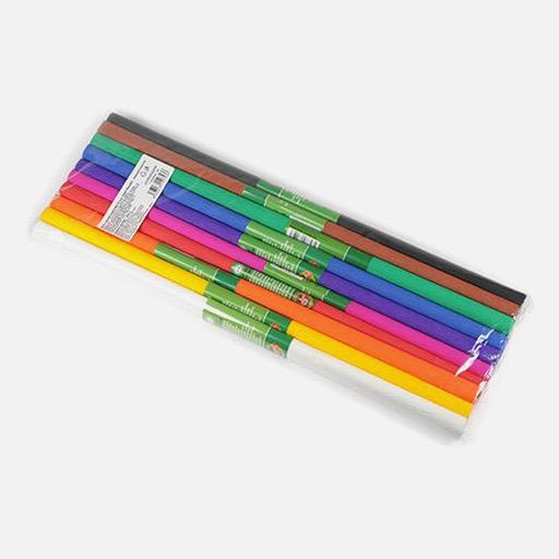 KOH-I-NOOR Crepe Paper 35gsm 50cm x 200cm Primary Color Set x 10