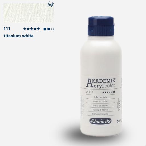 SCHMINCKE Akademie Acrylic 250ml Titanium White