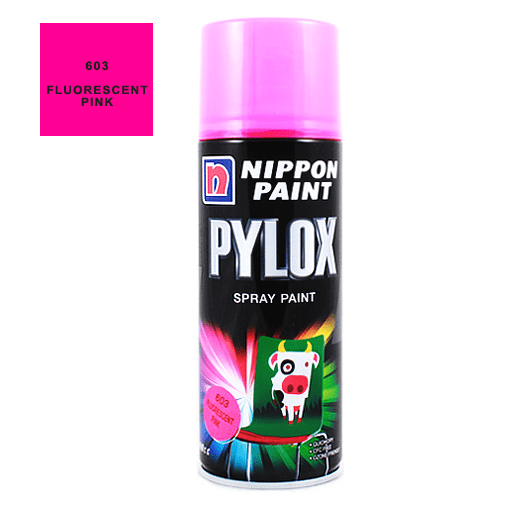 NIPPON Pylox Spray Paint 400ml 603 Fluorescent Pink