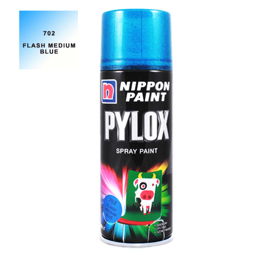 NIPPON Pylox Spray Paint 400ml 702 Flash Medium Blue