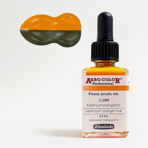 SCHMINCKE Aero Color Acrylic Ink 28ml Cadmium Orange Hue