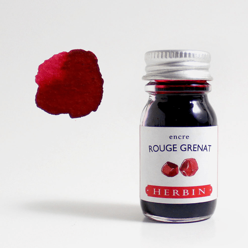 JACQUES HERBIN Fountain Pen Ink 10ml Garnet Red