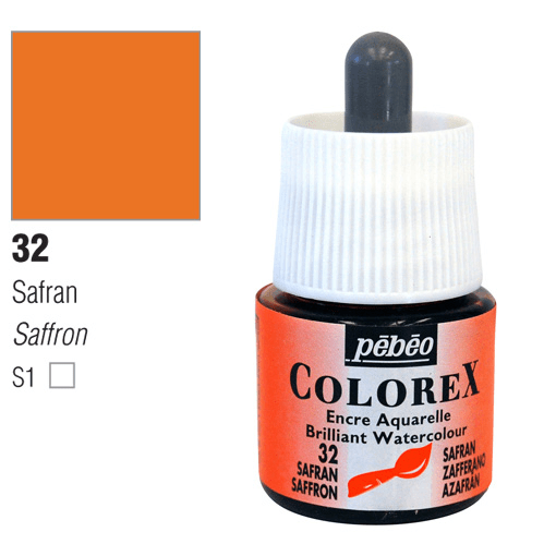 PEBEO Colorex Watercolor Ink 45ml 32 Saffron