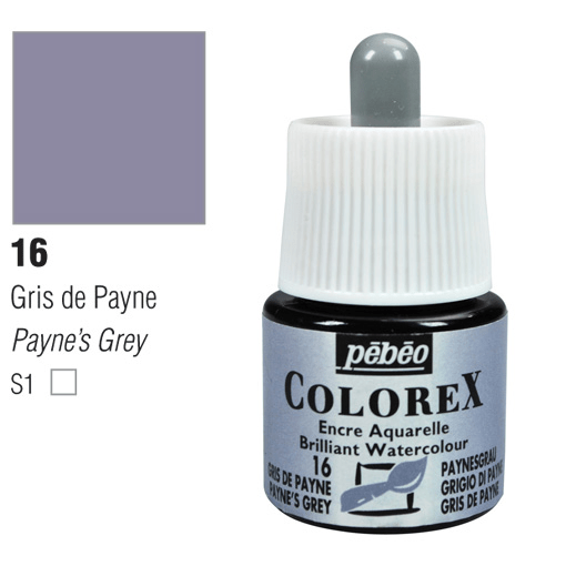 PEBEO Colorex Watercolor Ink 45ml 16 Payne’s Grey