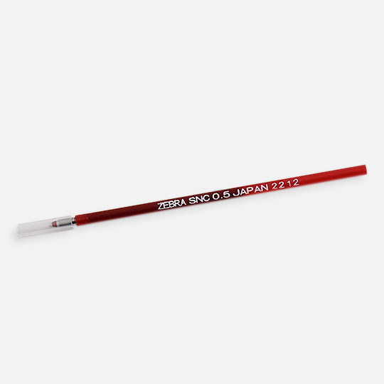ZEBRA Blen Emulsion Ink Ball Pen Refill 0.5mm Red