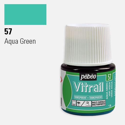 PEBEO Vitrail Glass Paint 45ml Aqua Green