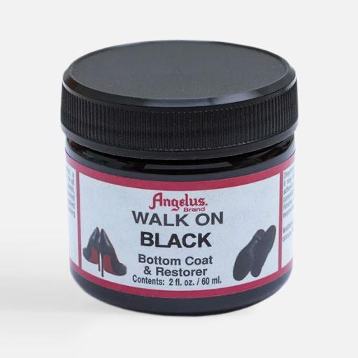 ANGELUS Walk On Bottom Coat & Restorer Paint 60ml Black
