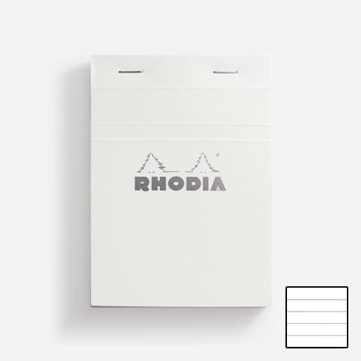 RHODIA Basics Lined Notepad 80gsm 8.5cm x 12cm x 80 White