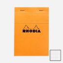 RHODIA Basics Graph Notepad 80gsm A6 x 80 Orange