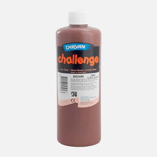 DERIVAN Challenge Acrylic Paint 500ml Brown