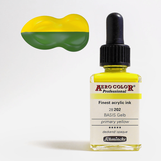 SCHMINCKE Aero Color Acrylic Ink 28ml Primary Yellow