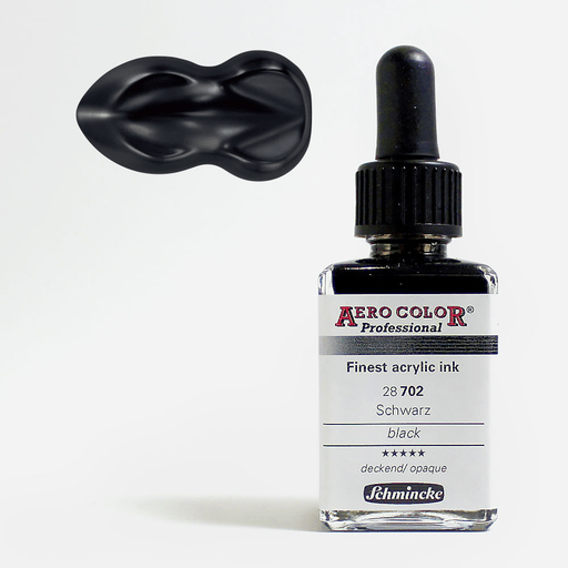SCHMINCKE Aero Color Acrylic Ink 28ml Black