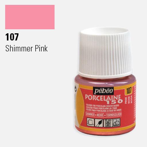 PEBEO Porcelaine Paint 45ml 07 Shimmer Pink