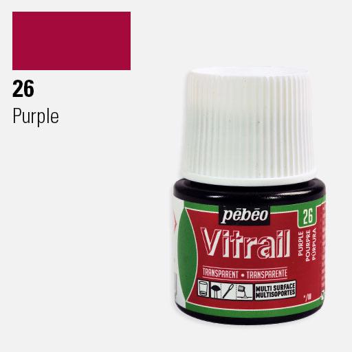 PEBEO Vitrail Glass Paint 45ml Purple