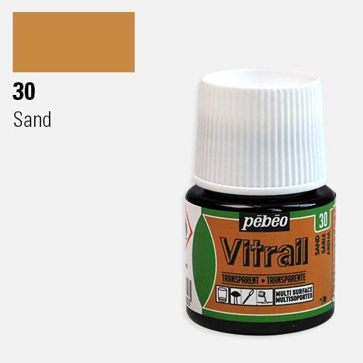 PEBEO Vitrail Glass Paint 45ml Sand