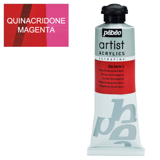 PEBEO Artist Acrylic 60ml 326 Quinacridone Magenta