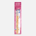 KOH-I-NOOR White Taklon Round Brush 2-6 Set x 3