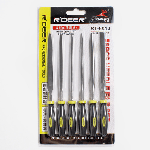 R'DEER Needle File 18cm Set x 6