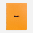 RHODIA Classic Stapled Notebook 80gsm Grid A5 x 48 Orange