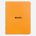RHODIA Classic Stapled Lined Notebook 80gsm A4 x 24 Orange