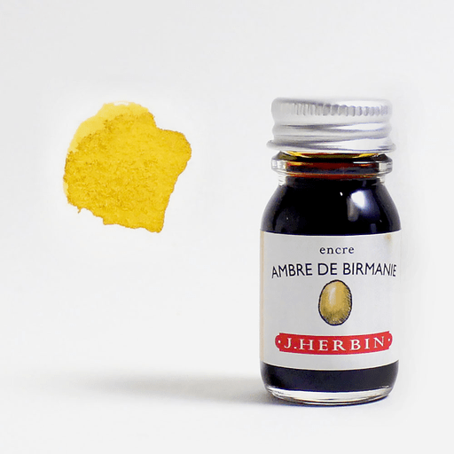 JACQUES HERBIN Fountain Pen Ink 10ml Ambre De Birmanie (Amber Of Burma)