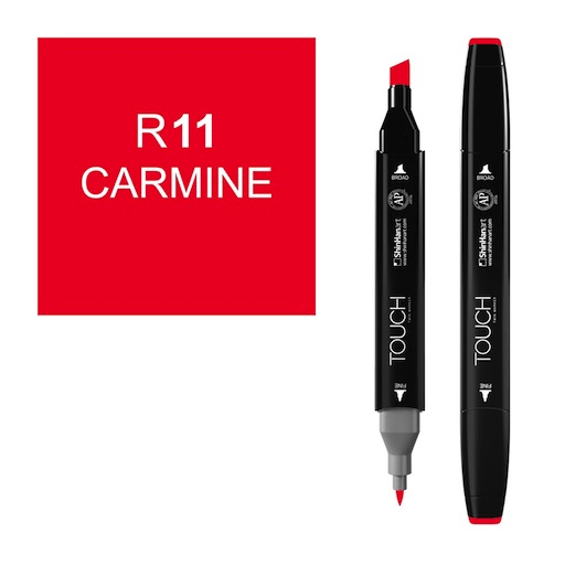 SHINHAN Touch Twin Marker R11 Carmine