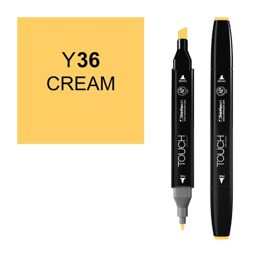SHINHAN Touch Twin Marker Y36 Cream