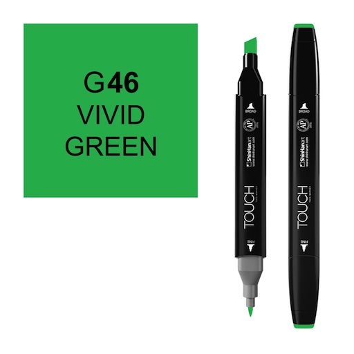 SHINHAN Touch Twin Marker G46 Vivid Green