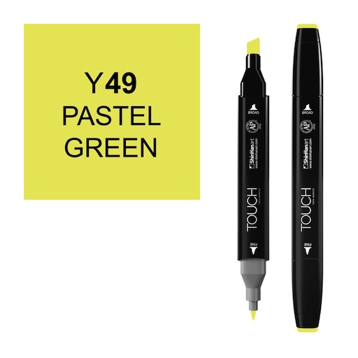 SHINHAN Touch Twin Marker Y49 Pastel Green