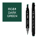 SHINHAN Touch Twin Marker BG51 Dark Green