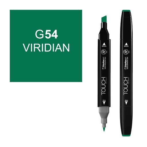 SHINHAN Touch Twin Marker G54 Viridian