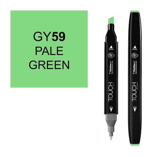 SHINHAN Touch Twin Marker GY59 Pale Green