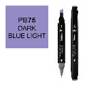 SHINHAN Touch Twin Marker PB75 Dark Blue Light