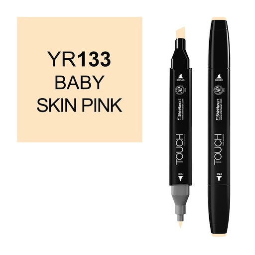 SHINHAN Touch Twin Marker YR133 Baby Skin Pink