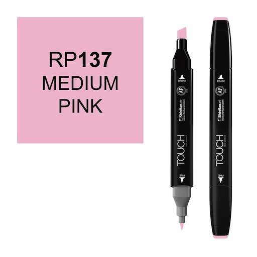 SHINHAN Touch Twin Marker RP137 Medium Pink