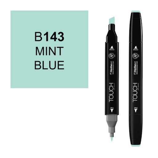 SHINHAN Touch Twin Marker B143 Mint Blue