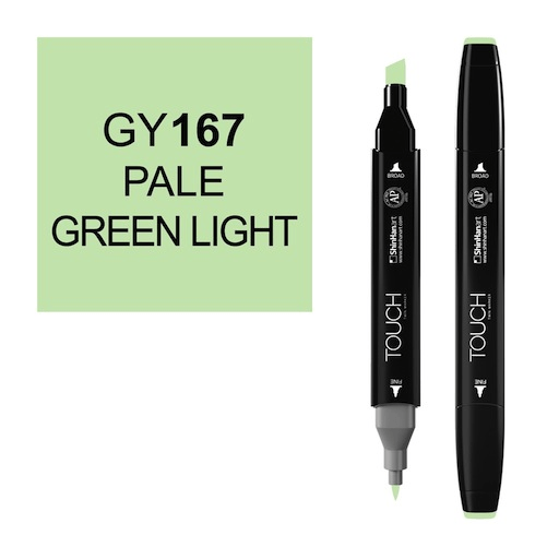 SHINHAN Touch Twin Marker GY167 Pale Green Light