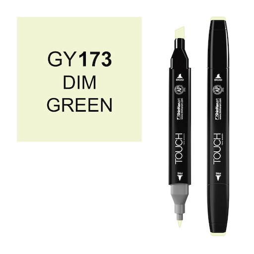 SHINHAN Touch Twin Marker GY173 Dim Green