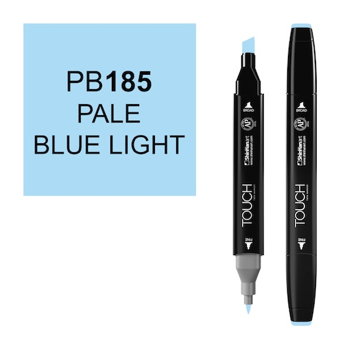 SHINHAN Touch Twin Marker PB185 Pale Blue Light
