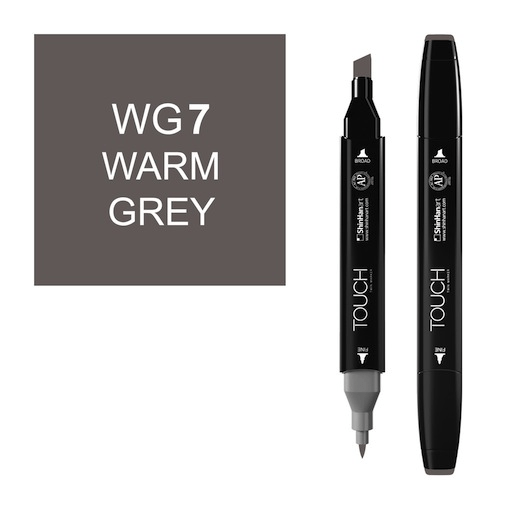SHINHAN Touch Twin Marker WG7 Warm Grey 7