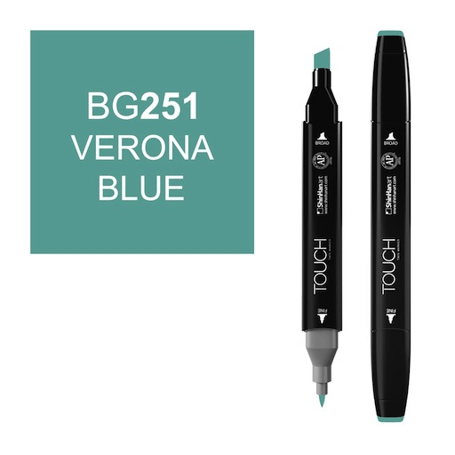 SHINHAN Touch Twin Marker BG251 Verona Blue