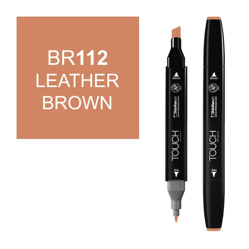 SHINHAN Touch Twin Marker BR112 Leather Brown