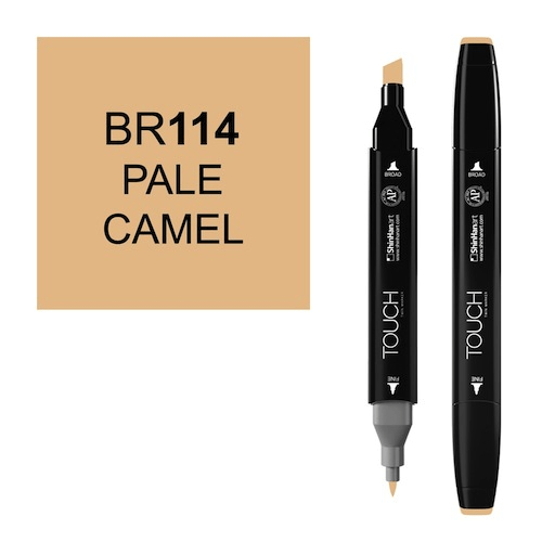 SHINHAN Touch Twin Marker BR114 Pale Camel