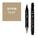 SHINHAN Touch Twin Marker BR116 Clay
