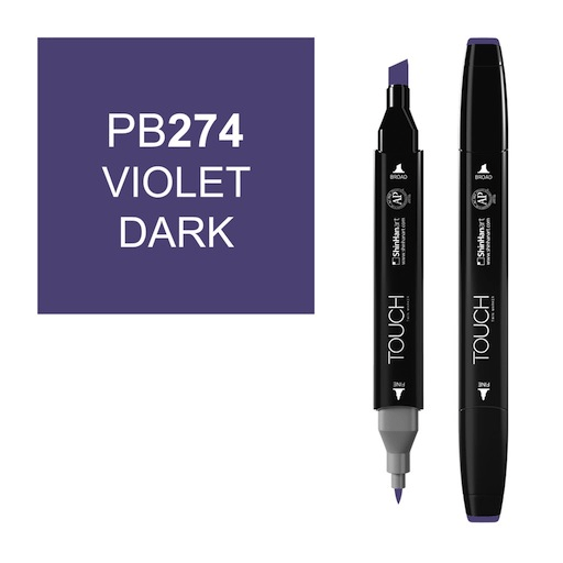 SHINHAN Touch Twin Marker PB274 Violet Dark