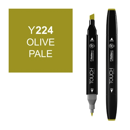 SHINHAN Touch Twin Marker Y224 Olive Pale