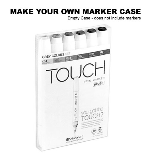 SHINHAN Touch Plastic Case For 6 Markers